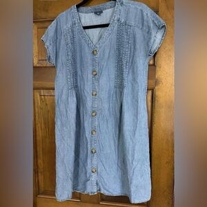 J. Jill denim chambray dress sz MP M petite